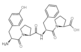 β-酪啡肽4 结构式