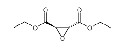 二乙基(2R,3R)-(-)-2,3-环氧琥珀酸 结构式