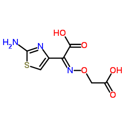 (Z)-2-(2-氨基噻唑-4-基)-2-羧甲氧亚氨基乙酸 结构式