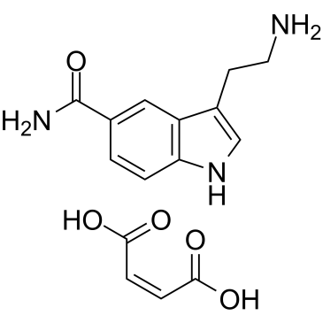 5-羧酰胺色胺马来酸盐 结构式