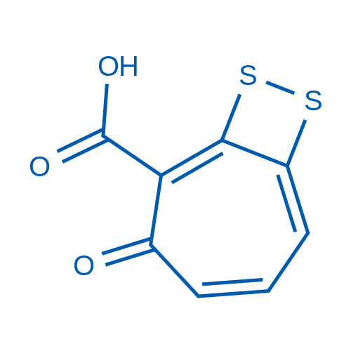 Tropodithietic acid 结构式