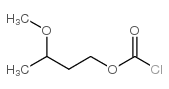 3-甲氧基丁基氯甲酸酯 结构式