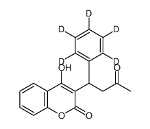 华法林-d5 结构式