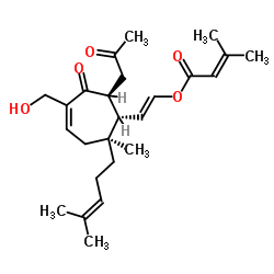 叶含荚宁 C 结构式
