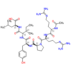 N-乙酰基神经降压素(8-13) 结构式