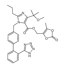 奥美沙坦酯杂质B 结构式