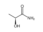 (S)-2-羟基丙酰胺 结构式