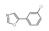 5-(3-氯苯基)噁唑 结构式