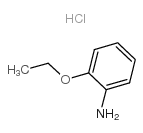 2-乙氧基苯胺盐酸盐 结构式