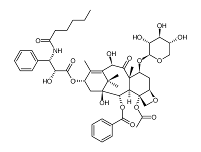 7-Xylosyl-10-deacetyltaxol 结构式
