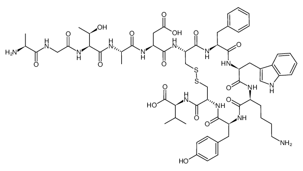 Urotensin II, mouse 结构式