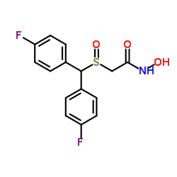 2-[[双(4-氟苯基)甲基]亚磺酰基]-N-羟基乙酰胺 结构式