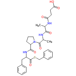 羧肽酶B(猪胰) 结构式