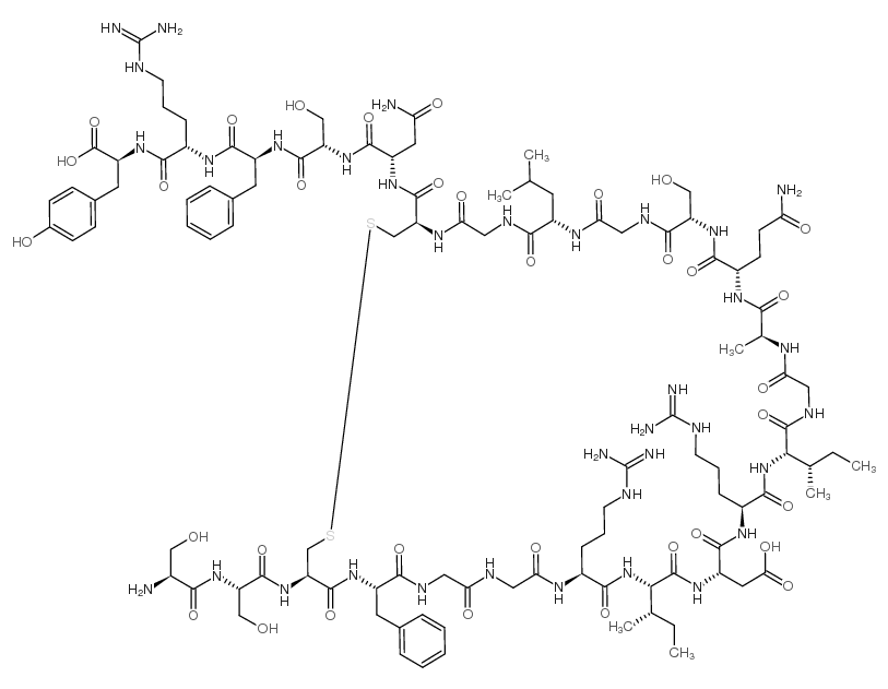 心钠素 III 结构式