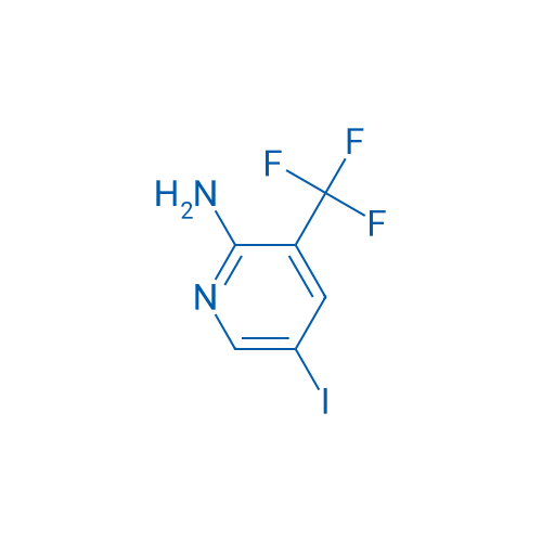 5-碘-3-(三氟甲基)吡啶-2-胺 结构式