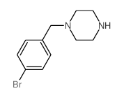 1-(4-溴苄基)哌嗪 结构式