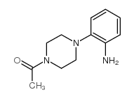 1-(4-(2-氨基苯基)哌嗪-1-基)乙酮 结构式