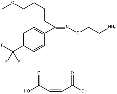 马来酸氟伏沙明 Z-异构体 结构式