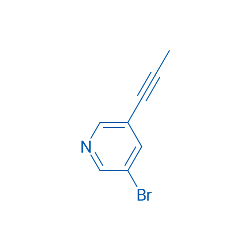 3-溴-5-(丙-1-炔-1-基)吡啶 结构式