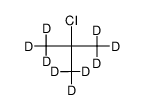 2-氯-2-甲基丙烷-d₉ 结构式