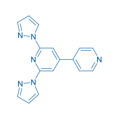 2,6-二(1H-吡唑-1-基)-4,4'-联吡啶 结构式
