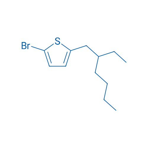 2-溴-5-(2-乙基己基)噻吩 结构式