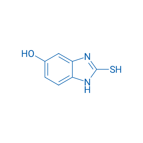 2-巯基-1H-苯并[d]咪唑-5-醇 结构式