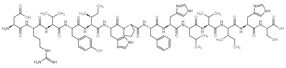 (Ser14)-血管紧张素原1-14(人源) 结构式