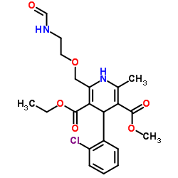 N-甲酰基氨氯地平 结构式