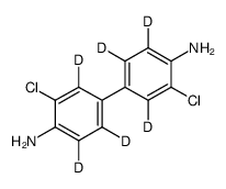 3,3'-二氯联苯胺-d6 结构式