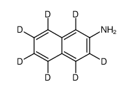 2-萘胺-D7 结构式