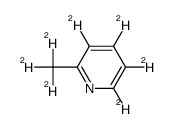 2-甲基吡啶-d7 结构式