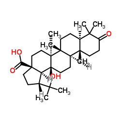 20-羟基-3-氧代-28-羽扇豆酸 结构式