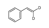 苯乙烯-β,β-d₂ 结构式