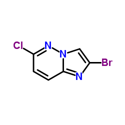 2-溴-6-氯咪唑[1,2-B]哒嗪 结构式