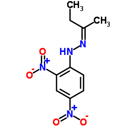 甲基乙基甲酮-2,4-二硝基苯腙 结构式