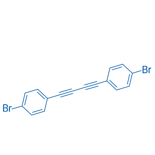 1,4-双(4-溴苯基)-1,3-丁二炔 结构式