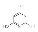 4,6-二羟基-2-巯基嘧啶 结构式