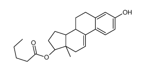 δ9,11-脱氢-17β-雌二醇17-戊酸酯 结构式