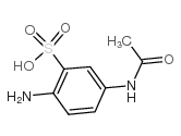 4-氨基乙酰苯胺-3-磺酸 结构式