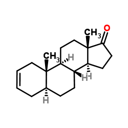 5alpha-雄甾-2-烯-17-酮 结构式