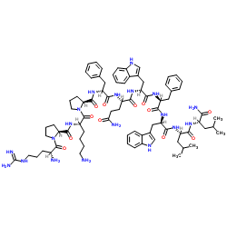 [D-Arg1,D-Phe5,D-Trp7,9,Leu11]-P物质 结构式