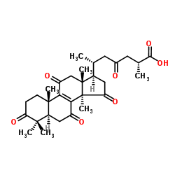 Ganoderic acid E 结构式