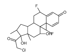 卤代倍他索-d3 结构式