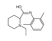(2S)-N-(2,6-Dimethylphenyl)-1-ethyl-2-piperidinecarboxamide 结构式
