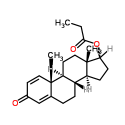 宝丹酮丙酸酯 结构式