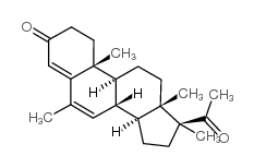 美屈孕酮 结构式