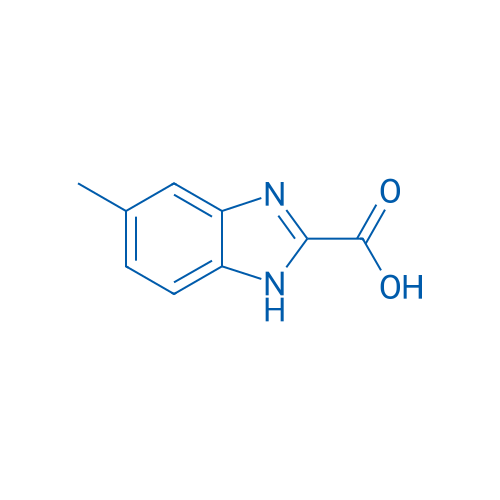 5-甲基苯并咪唑-2-甲酸 结构式