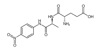 H-Glu-Ala-pNA 结构式