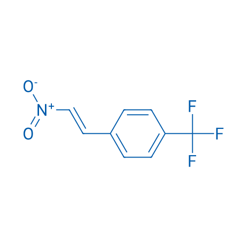1-(4-三氟甲基苯基)-2-硝基乙烯 结构式